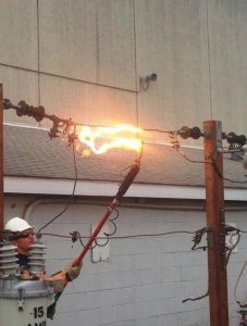 Powerline Demonstration by Southern Illinois Electric Coop